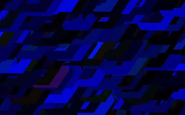 Textura Vectorial Azul Oscuro Con Hexágonos Colores Hexagones Coloridos Sobre — Archivo Imágenes Vectoriales