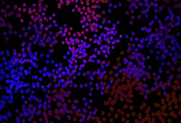 Σκούρο Μπλε Κόκκινο Διανυσματικό Μοτίβο Δίκτυο Τεχνητής Νοημοσύνης Λαμπερή Απεικόνιση — Διανυσματικό Αρχείο