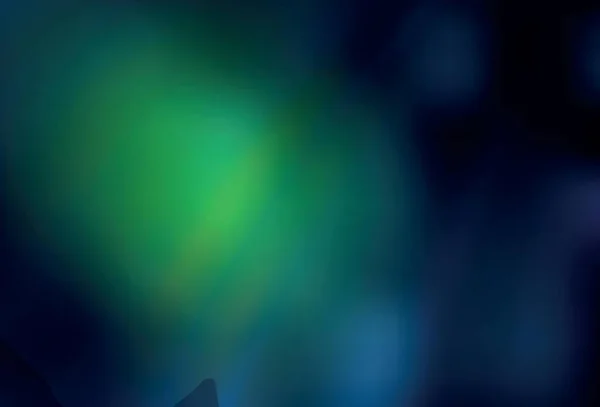 Modèle Abstrait Éclat Flou Vecteur Vert Foncé Illustration Abstraite Colorée — Image vectorielle