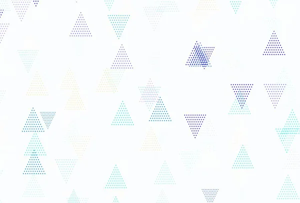 Light Blue Yellow Vector Texture Triangular Style Modern Abstract Illustration — Stock Vector