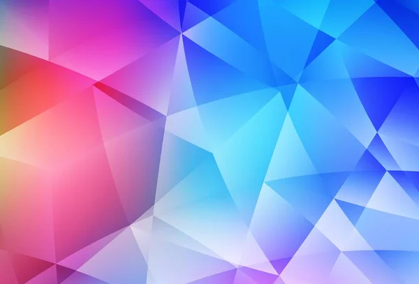 Vecteur Multicolore Clair Low Poly Layout Échantillon Géométrique Triangulaire Avec — Image vectorielle