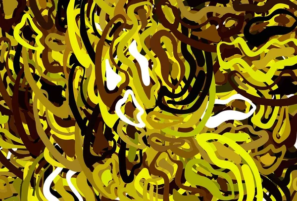 Темно Червоний Жовтий Векторний Шаблон Яскравими Лініями Повністю Нова Барвиста — стоковий вектор