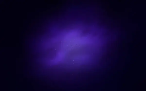 Dark Purple Vector Pattern Night Sky Stars Shining Illustration Sky — Stock Vector
