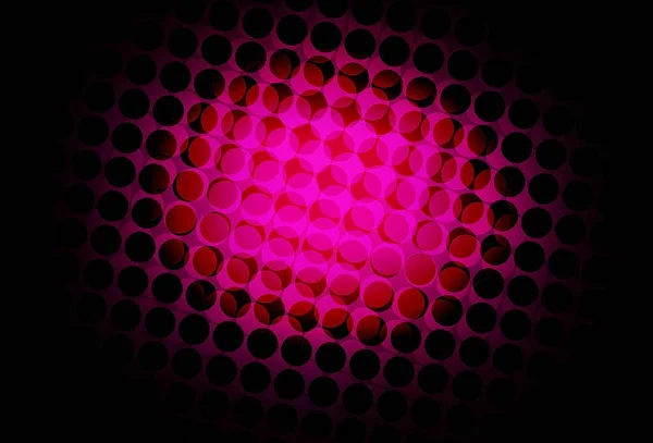 Σκούρο Ροζ Διανυσματική Διάταξη Σχήματα Κύκλο Glitter Αφηρημένη Εικόνα Θολή — Διανυσματικό Αρχείο