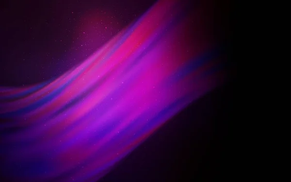 Темно Фіолетовий Векторний Фон Зірками Галактик Космічні Зірки Розмитому Абстрактному — стоковий вектор