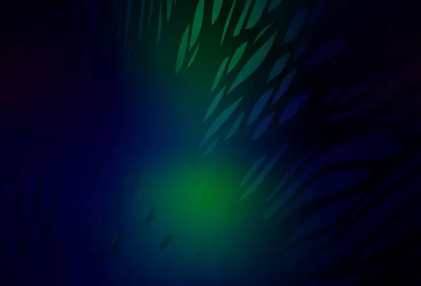 Blu Scuro Vettore Verde Colorato Texture Astratta Illustrazione Astratta Moderna — Vettoriale Stock