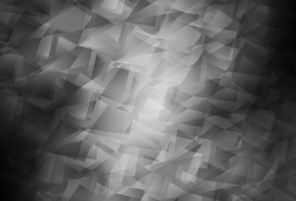 ライトグレーベクトル三角形モザイクテクスチャ 三角形のカラフルな抽象的なイラスト ブランドブックの背景のパターン — ストックベクタ