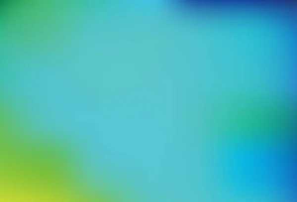 Ανοιχτό Μπλε Πράσινο Διάνυσμα Πολύχρωμο Φόντο Θαμπάδα Νέα Έγχρωμη Εικόνα — Διανυσματικό Αρχείο