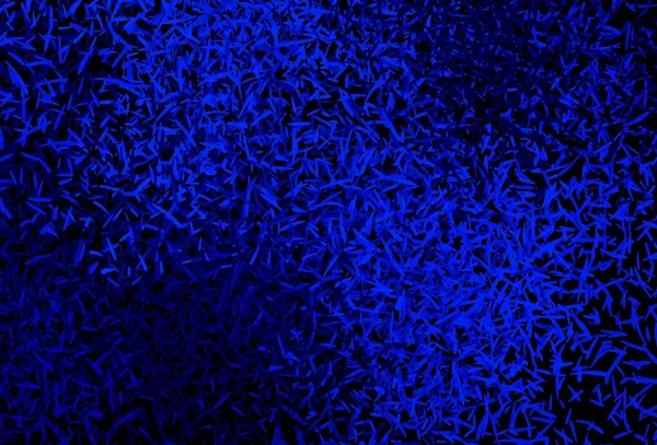 Modèle Vectoriel Bleu Foncé Avec Des Lignes Pointues Illustration Abstraite — Image vectorielle