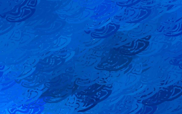 Rastgele Çokgonallarla Açık Mavi Vektör Deseni Rastgele Şekillerle Soyut Tarzda — Stok Vektör