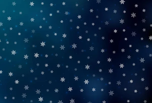 Dark Blue Vector Background Xmas Style Modern Abstract Christmas Mood — Stock Vector