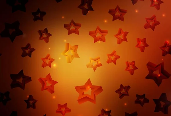 Modèle Vectoriel Rouge Foncé Avec Étoiles Noël Étoiles Sur Fond — Image vectorielle