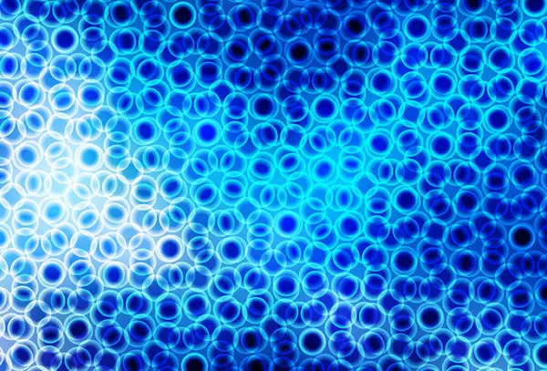 Светло Голубой Векторный Фон Пузырями Иллюстрация Набором Ярких Красочных Абстрактных — стоковый вектор