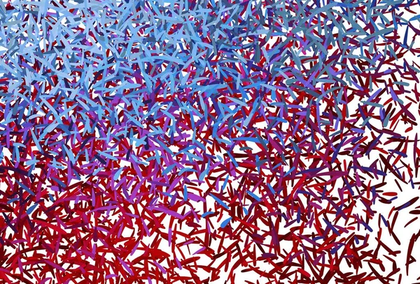 ライトブルー シャープなラインを持つレッドベクトルパターン 抽象的なテンプレート上の行とカラフルな輝くイラスト 小冊子 チラシのパターン — ストックベクタ