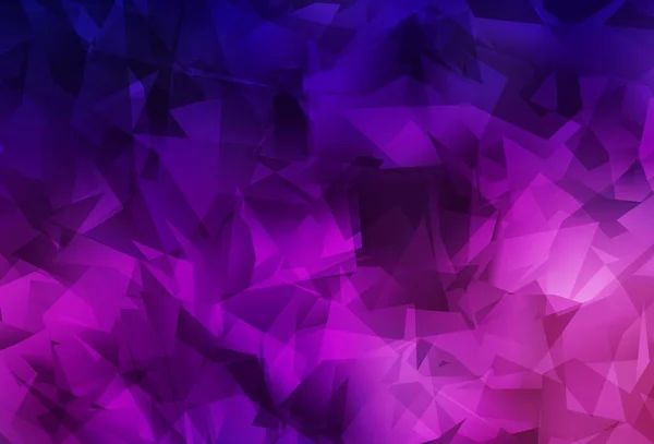 Dark Purple Vektor Low Poly Hintergrund Kreative Illustration Halbtonstil Mit — Stockvektor