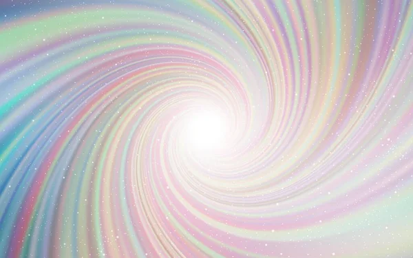Ανοιχτό Ροζ Πράσινο Διανυσματικό Φόντο Αστέρια Γαλαξία Διαστημικά Αστέρια Θολό — Διανυσματικό Αρχείο
