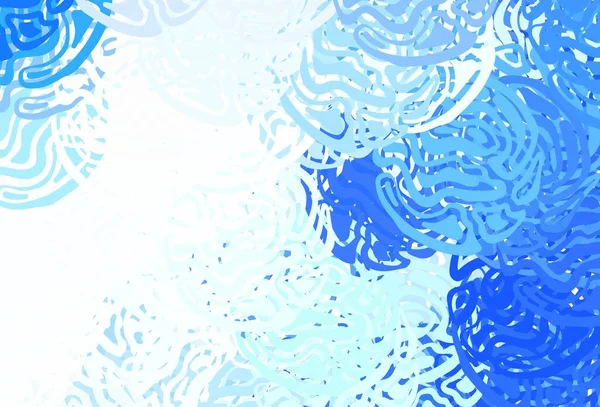 Fondo Vectorial Azul Claro Con Formas Abstractas Formas Caóticas Coloridas — Vector de stock