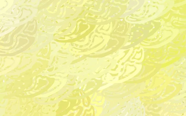 Modelo Vetor Amarelo Claro Com Formas Poli Caóticas Ilustração Colorida — Vetor de Stock
