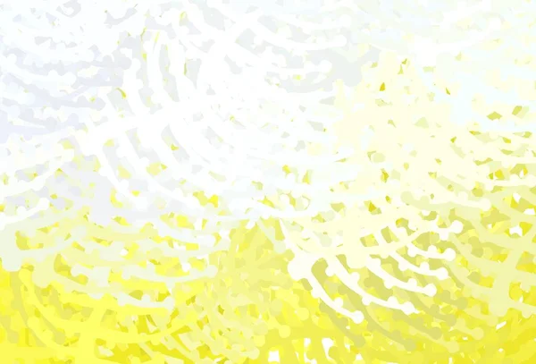 Ελαφρύ Κίτρινο Διανυσματικό Πρότυπο Χαοτικά Σχήματα Σύγχρονη Αφηρημένη Απεικόνιση Πολύχρωμες — Διανυσματικό Αρχείο