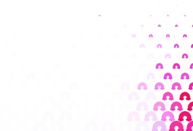 Açık Mor, Pembe vektör arkaplan, gökkuşağı, bulut. Gradyan gökkuşağı şekilli soyut çizimler. Boyama kitapları için basit tasarım.