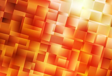 Açık Kırmızı, eşkenar dörtgenli sarı vektör şablonu. Soyut arkaplanda dikdörtgenler ve renkli gradyanlar. Reklamlar için desen.