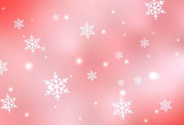 Açık Kırmızı vektör arkaplanı Xmas tarzında. Noel tarzında renkli bir tasarım ve eğilim. Üniversitenin tanıtımı için akıllı tasarım.