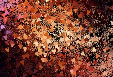 Soyut şekilli koyu kırmızı vektör dokusu. Renkli rastgele şekillerle modern soyut illüstrasyon. Web siteniz için basit tasarım.