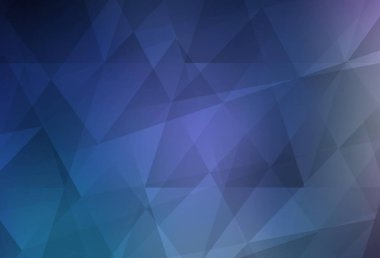 Koyu pembe, Mavi vektör çokgen çizimi. Çokgen soyut çizim ve gradyan. Bir markanın arkaplanı için desen.