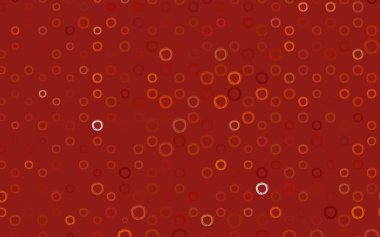 Açık Kırmızı, baloncuklu sarı vektör arkaplan. Soyut arka planda bulanık kabarcıklar ve renkli gradyan. Marka kitabınız için yeni şablon.