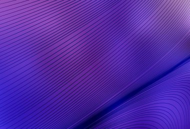 Açık Mor, pembe çizgili vektör arkaplan. Çağdaş gradyan soyut çizgileri olan çizimler. Marka kitabı için şık bir desen.