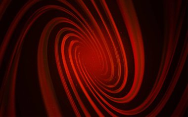 Galaksi yıldızlı koyu kırmızı vektör arka planı. Bulanık arkaplandaki ve gradyanı olan uzay yıldızları. Reklamınız, posteriniz, afişiniz için en iyi tasarım.