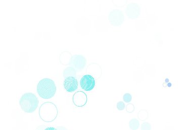 Çember şekilli açık mavi vektör düzeni. Bulanık dekoratif tasarım baloncuklu soyut tarzda. İş ilanınız için tasarım.