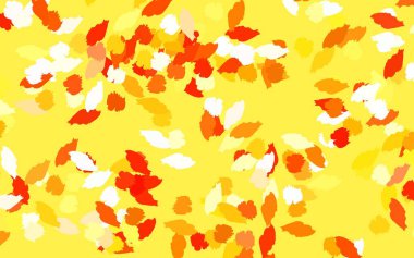 Açık kırmızı, rastgele şekilli sarı vektör deseni. Soyut gradyan şekilli basit renkli çizimler. Web siteniz için basit tasarım.