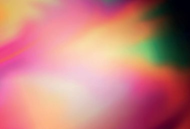 Açık Kırmızı, Sarı vektör soyut bulanık düzen. Yaratıcı illüstrasyon, yarım tonlu ve eğimli. Bir cep telefonu için arka plan.