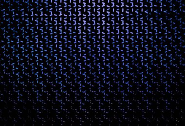 Düz çizgileri olan koyu mavi vektör arkaplan. Renkli çubuklarla, soyut çizimler. Güzel geçmişiniz için şablon.