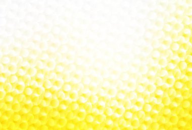 Disklerle açık sarı vektör dokusu. Bulanık dekoratif tasarım baloncuklu soyut tarzda. Poster ve web siteleri için tasarım.