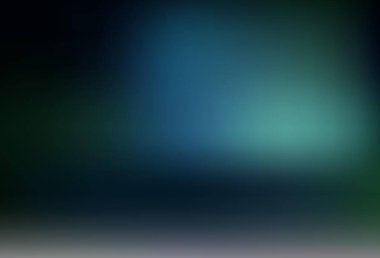 Koyu mavi vektör arkaplanı bulanıklaştırdı. Gradyan tasarımlı, soyut, ışıltılı çizimler. Marka kitabı için zarif bir arkaplan.