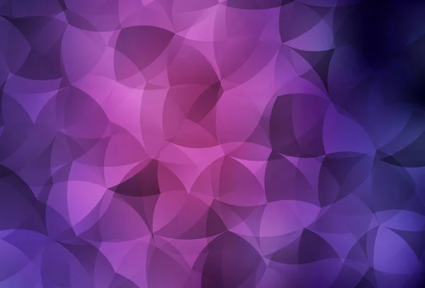 Dark Purple Fond Mosaïque Abstrait Vectoriel Rose Illustration Polygonale Lumineuse — Image vectorielle