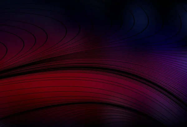 Rose Foncé Texture Vectorielle Rouge Avec Lignes Courbées Illustration Créative — Image vectorielle