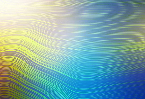 Lichtblauw Gele Vector Abstracte Lay Out Creatieve Illustratie Halve Toon — Stockvector