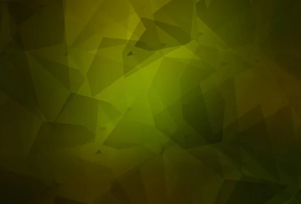 Темно Зеленая Векторная Текстура Полированными Формами Простая Красочная Иллюстрация Абстрактными — стоковый вектор