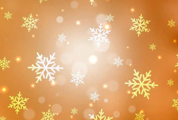 Світло Оранжева Векторна Текстура Стилі День Народження Барвисті Ілюстрації Різдвяними — стоковий вектор