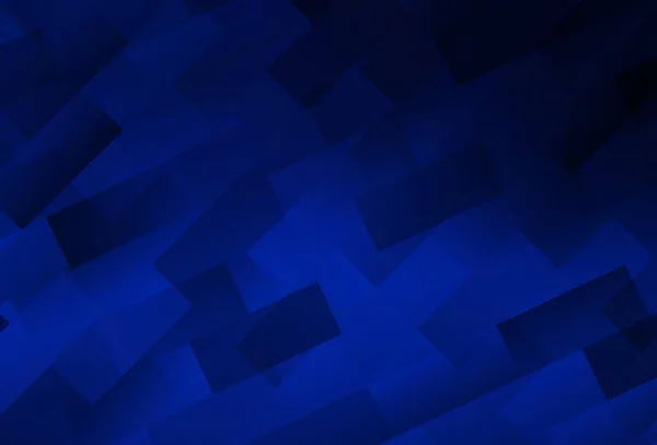 Темно Синий Векторный Фон Многоугольном Стиле Современная Абстрактная Иллюстрация Красочными — стоковый вектор