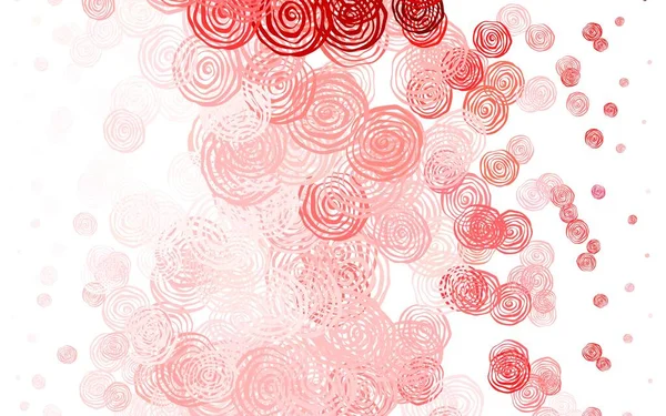 Açık Pembe Kırmızı Vektör Karalama Arkaplanı Güller Origami Tarzında Çiçeklerin — Stok Vektör