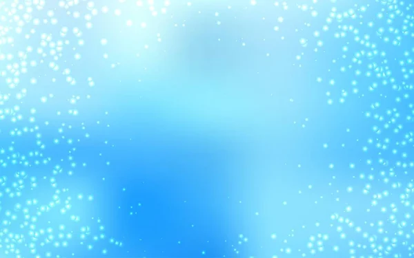 Licht Blauw Vectorachtergrond Met Melkwegsterren Glitter Abstracte Illustratie Met Kleurrijke — Stockvector