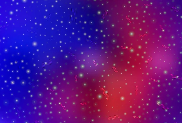 Темно Синій Червоний Векторний Шаблон Карнавальному Стилі Проста Градієнтна Ілюстрація — стоковий вектор