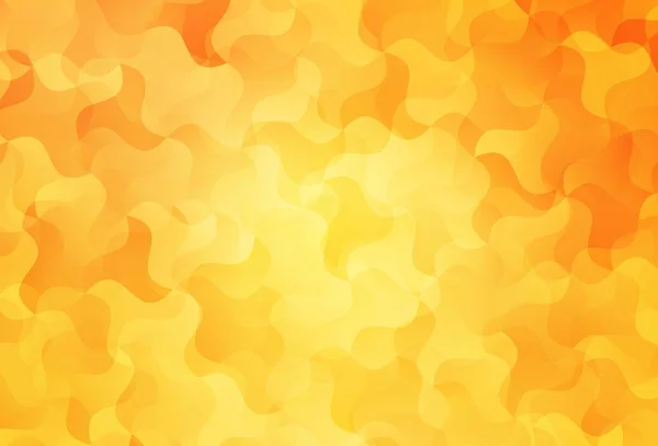 薄い黄色のベクトル低ポリレイアウト 三角形の抽象的なスタイルでカラフルなイラスト ブランドブックの背景のパターン — ストックベクタ