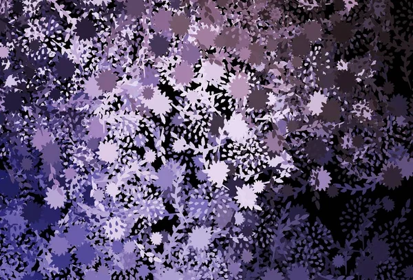 Texture Vectorielle Violet Foncé Aux Formes Abstraites Illustration Abstraite Moderne — Image vectorielle