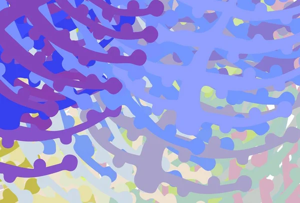 Fond Vectoriel Multicolore Clair Avec Des Formes Abstraites Design Décoratif — Image vectorielle