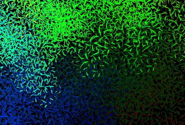 Donkere Multicolor Vector Achtergrond Met Rechte Lijnen Kleurrijke Glanzende Illustratie — Stockvector